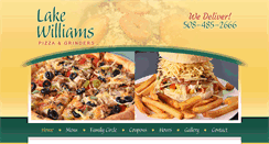 Desktop Screenshot of lakewilliamspizza.com