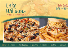 Tablet Screenshot of lakewilliamspizza.com